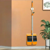 Thickened folding dustpan rotating broom set combination of soft hair broom non-stick hair broom sweeping broom