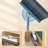Thickened folding dustpan rotating broom set combination of soft hair broom non-stick hair broom sweeping broom